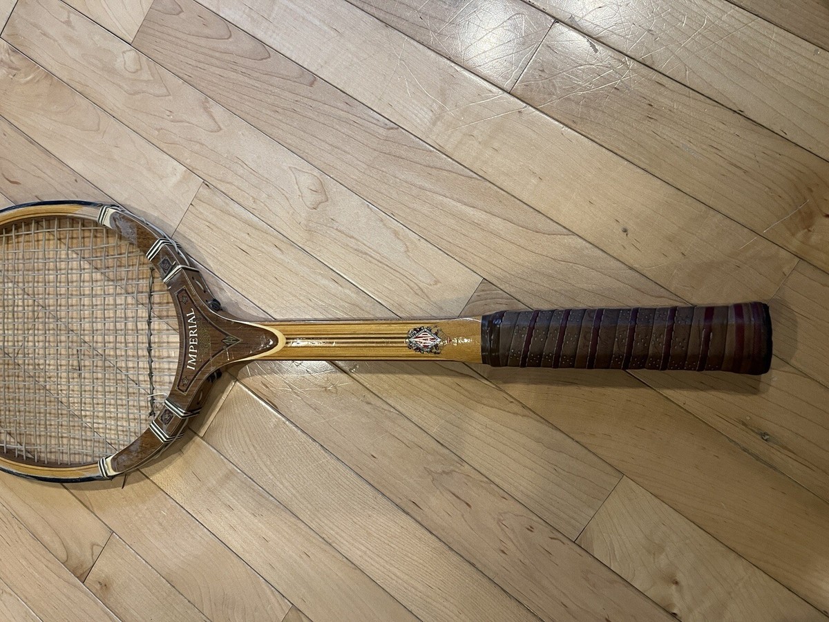Vintage TAD Davis Tennis Racket Wooden Imperial Custom Made USA | eBay