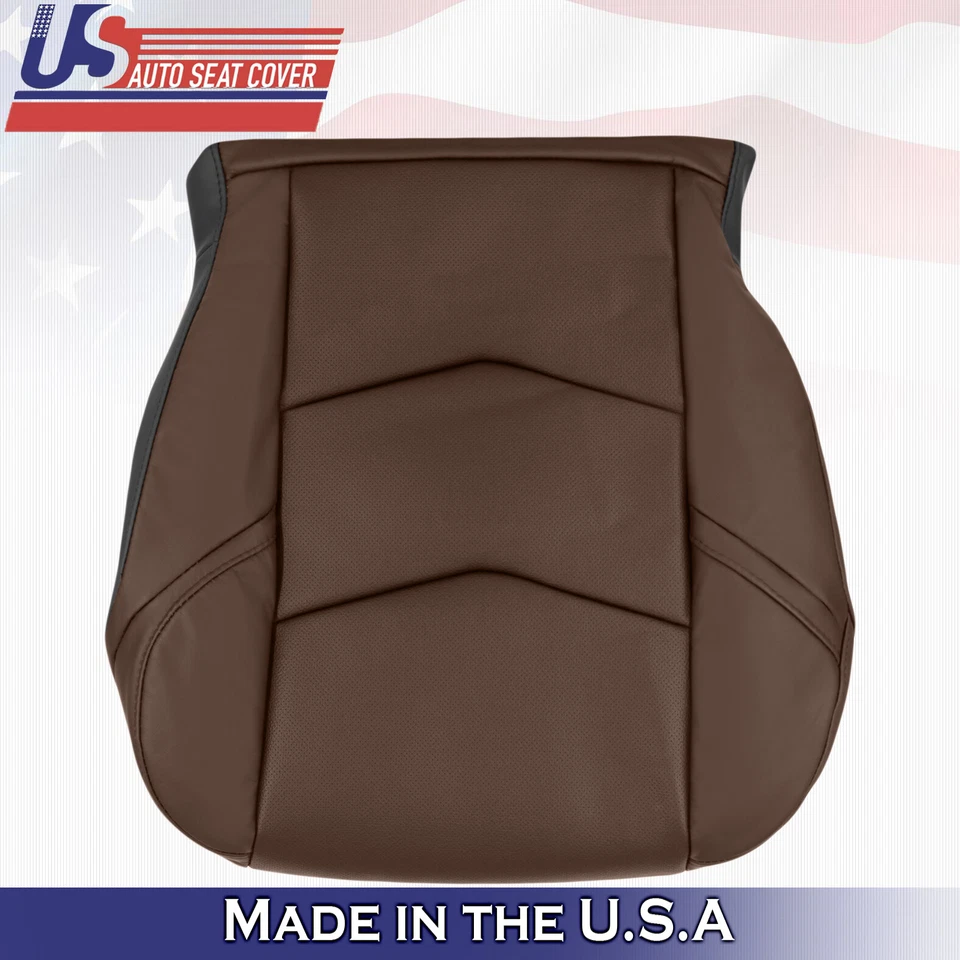 Коричневый кожаный чехол на сиденье снизу для пассажира Cadillac Escalade 2015–2020 годов выпуска - Изображение 2 из 4