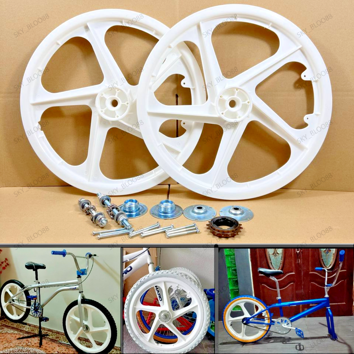 Roue Arrière à Rétropédalage BMX Old School - Skyway Suntour - 100% Originale Années 80