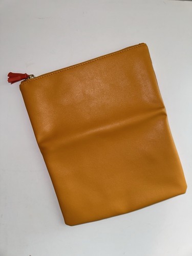 Rachel Pally Fold Over Clutch Bag Anthropologie Purse Reversible Orange Foral - Picture 4 of 9