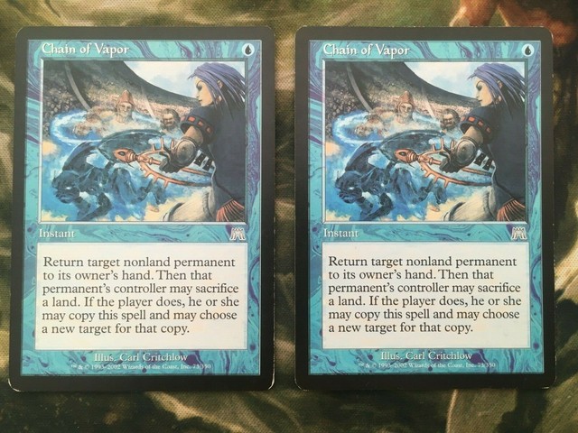 Magic The Gathering The Gathering 1x Chain Of Vapor Onslaught Light Play Mtg Magic Mtg Individual Cards