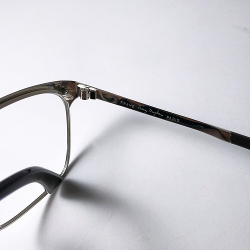 MUGLER (Thierry Mugler) © Paris. Eyewear Mod. 25-711. GOLD PLATED Frame. France - Picture 9 of 12