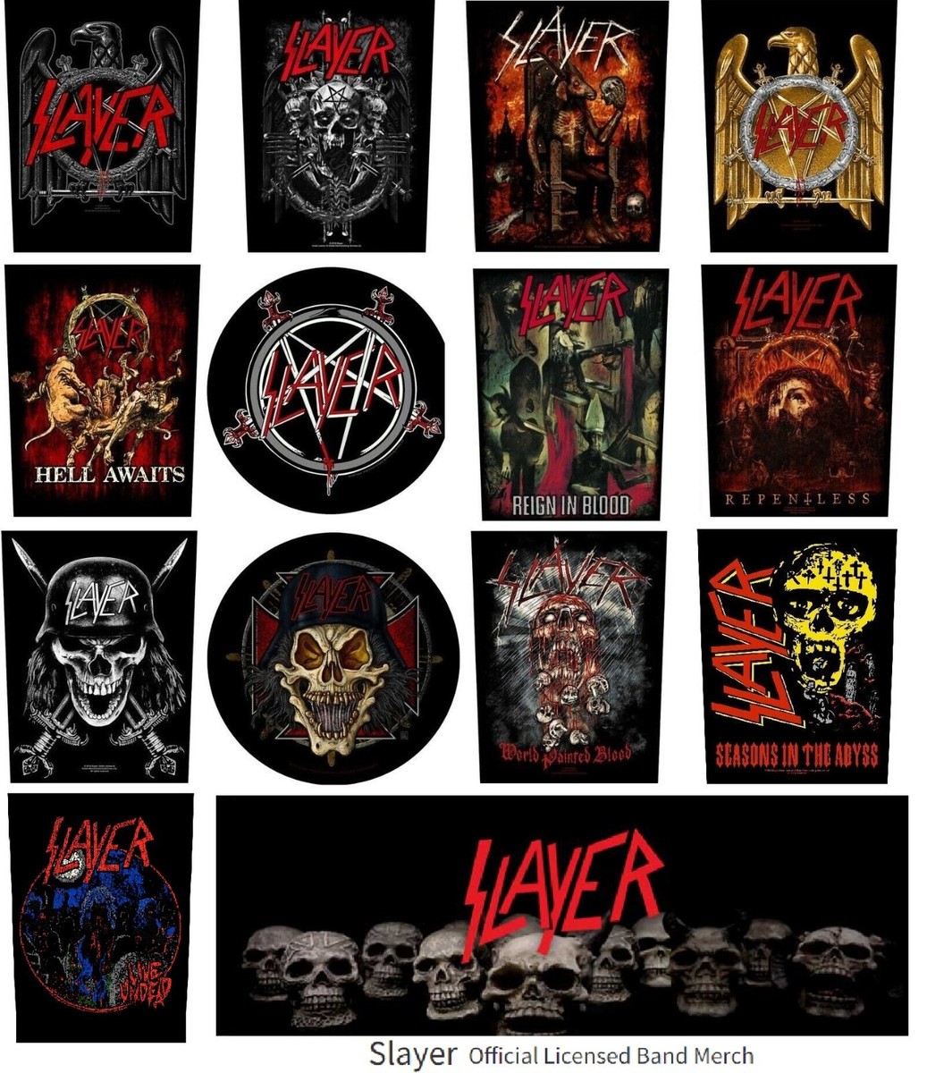 Slayer, devil on throne, patch