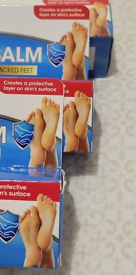 2-Pck DRY HEEL BALM FOOTCREAM EACH HELPS REPAIR EXTREMELY DRY CRACKED  FEET