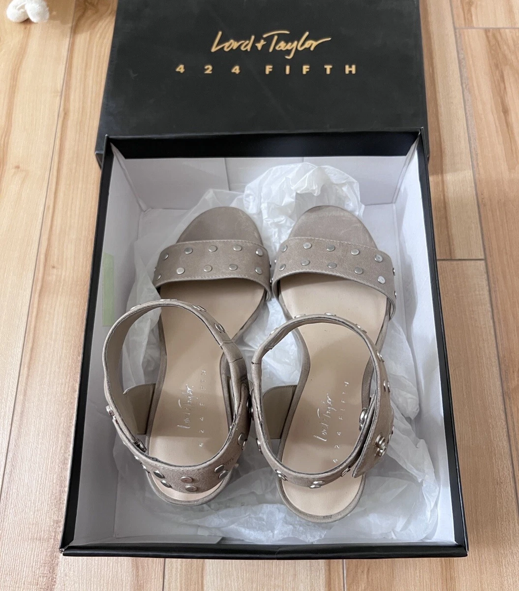 Lord and taylor silver sandals discount