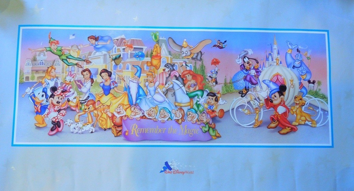 ディズニー 1996年 WDW25周年 限定　25周年記念ポスター ディズニー 1996年 WDW25周年 限定 25周年記念ポスター - メルカリ