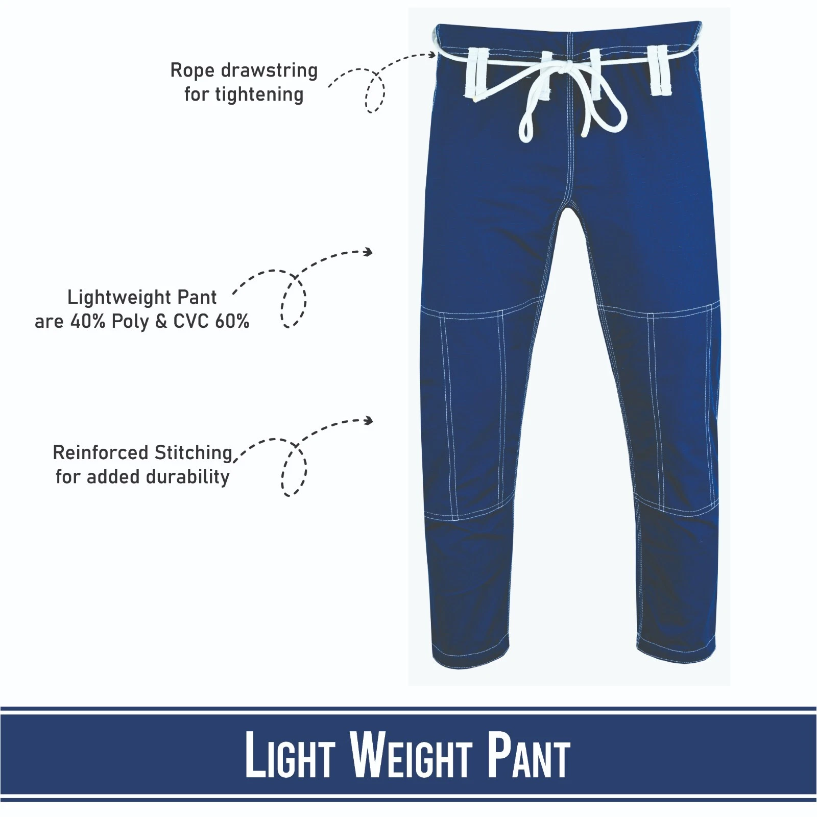 Dragon BJJ Gi Pants Side View