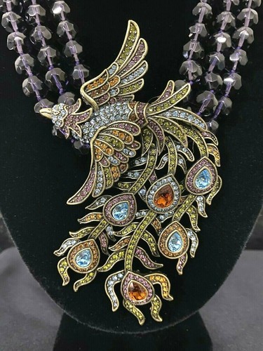 Collana di perle Heidi Daus vicolo pavone CRISTALLI SWAROVSKI BELLEZZA ASSOLUTA WOW - Foto 3 di 8