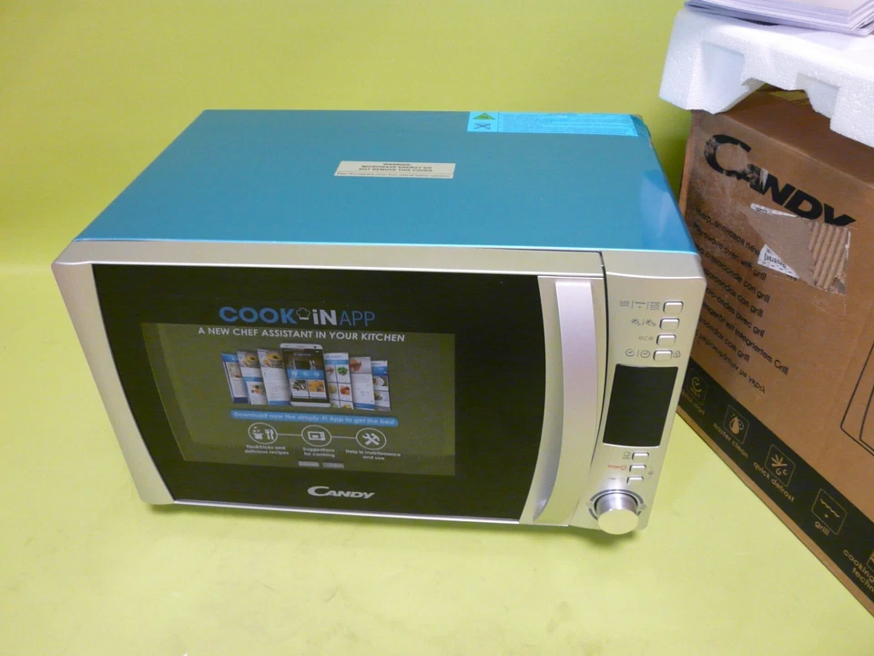 CANDY CMXG22DS Mikrowelle 800 Watt, 22 L mit Grillfunktion und COOKinAPP, silber - Bild 2 von 4