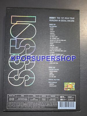 SS501 The 1st Asia Tour Persona in Seoul Encore 2 DVD Great