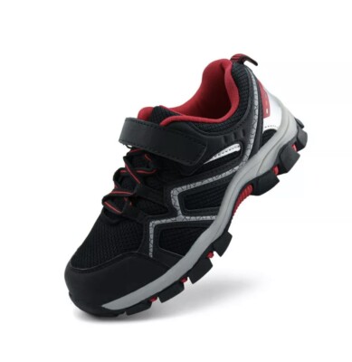 brooman Kids Outdoor Trail Hiking Shoes Boys Girls Running Shoes Sports.Size10.5