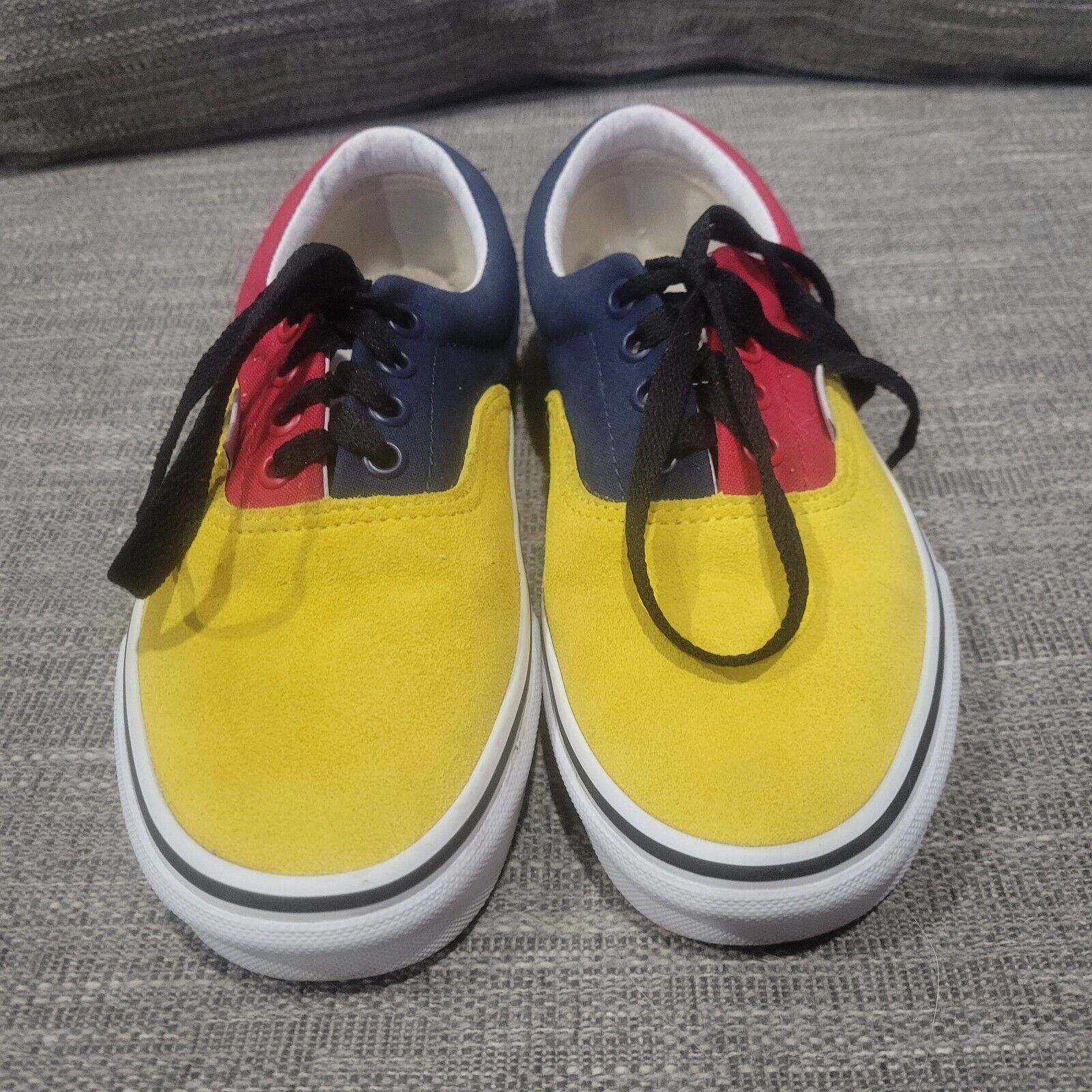 Vans Shoes Size Mens 5.5 Womens 7  Yellow Suede R… - image 6