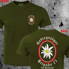 NEW German Army Gebirgsjäger Brigade 23 Alpine Mountain Troups T-shirt
