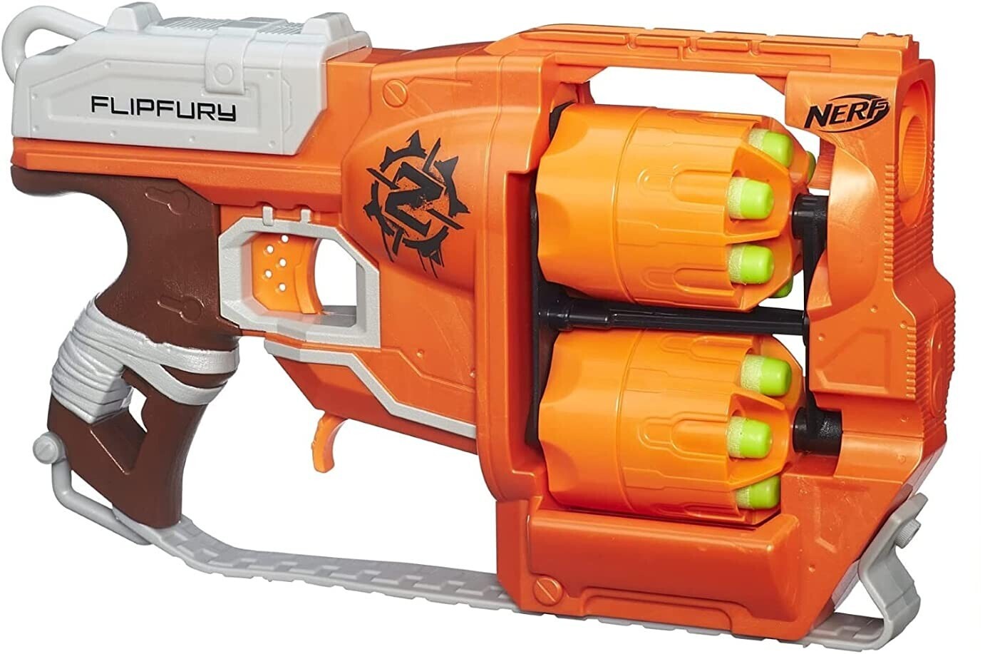 Nerf Zombie Strike Flipfury jouet de tir extérieur pour ado et enfant