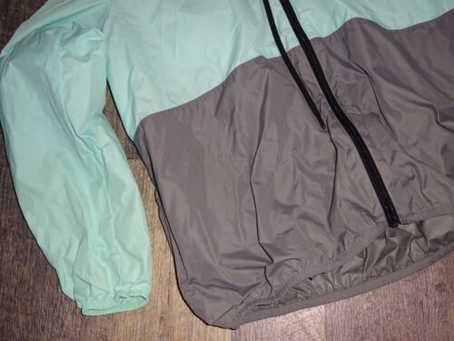 windbreaker anorak regenjacke ~ grau neuwertig ~ Victoria's secret PINK Medium Large - Bild 2 von 11