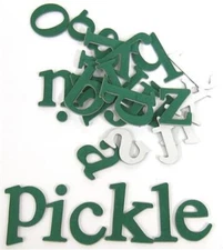 DARK GREEN  CHIPBOARD THE PAPER STUDIO 26 PCS