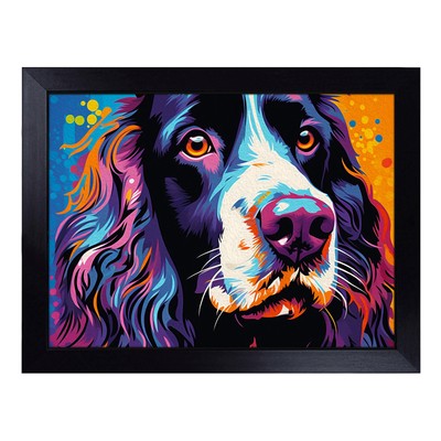 English Springer Spaniel Pop Art No.2 Lap Tray gepolsterter Sitzsack gepolstert Dinner