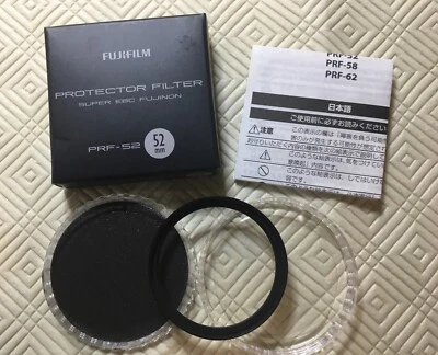 Fujifilm Protector Filter SUPER EBC FUJINON PRF-52 - 52mm - Black - Image 1 of 2