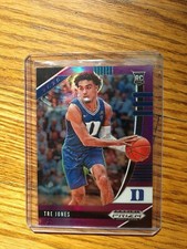 2020 Prizm Draft Picks /75 Purple Prizm Parallel Tre Jones RC SSP #37