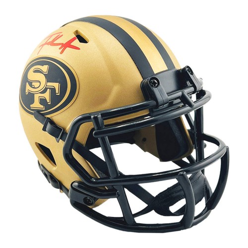 Frank Gore Signed San Francisco 49ers Rave Mini Football Helmet (Beckett) - Picture 3 of 3