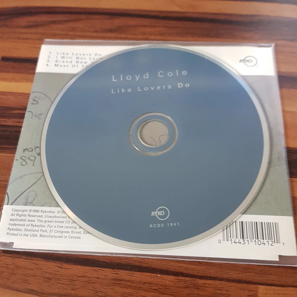 LLOYD COLE: Like Lovers Doe    > NM/VG+(MCD) - Bild 2 von 2