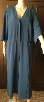 Elegant VOYAGE by MARINA RINALDI Woman, sea blue, size IT 48 OF 42 US 12