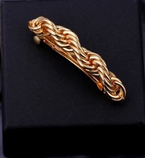gold rope hair clip gold twist hair clip ladies new uk