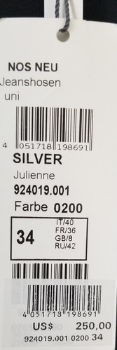 Basler Julienne Women's Skinny Jeans Size 2 Black - Picture 3 of 4