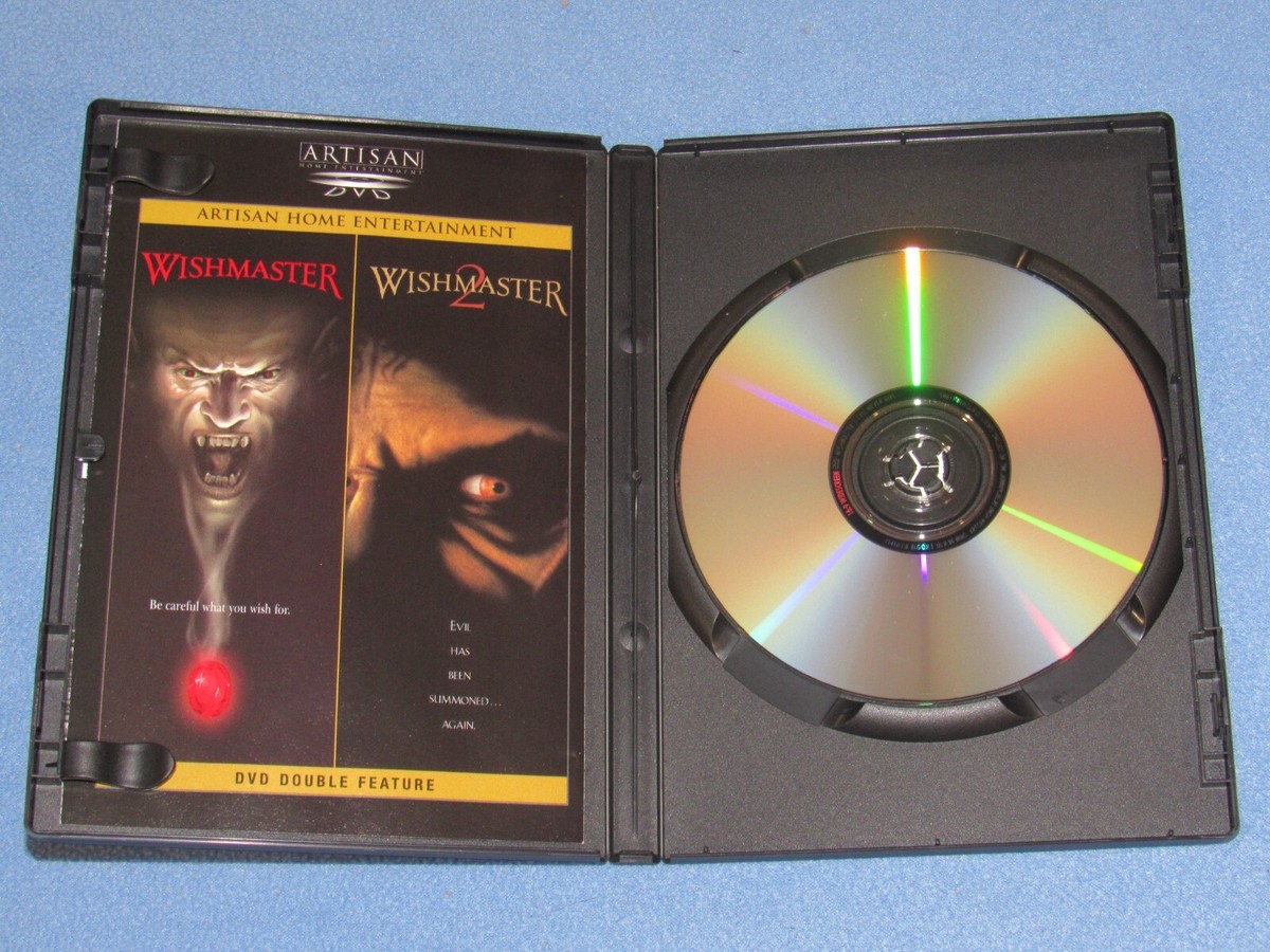 3-Film DVD Lot: WISHMASTER TRILOGY (1, Evil Never Dies