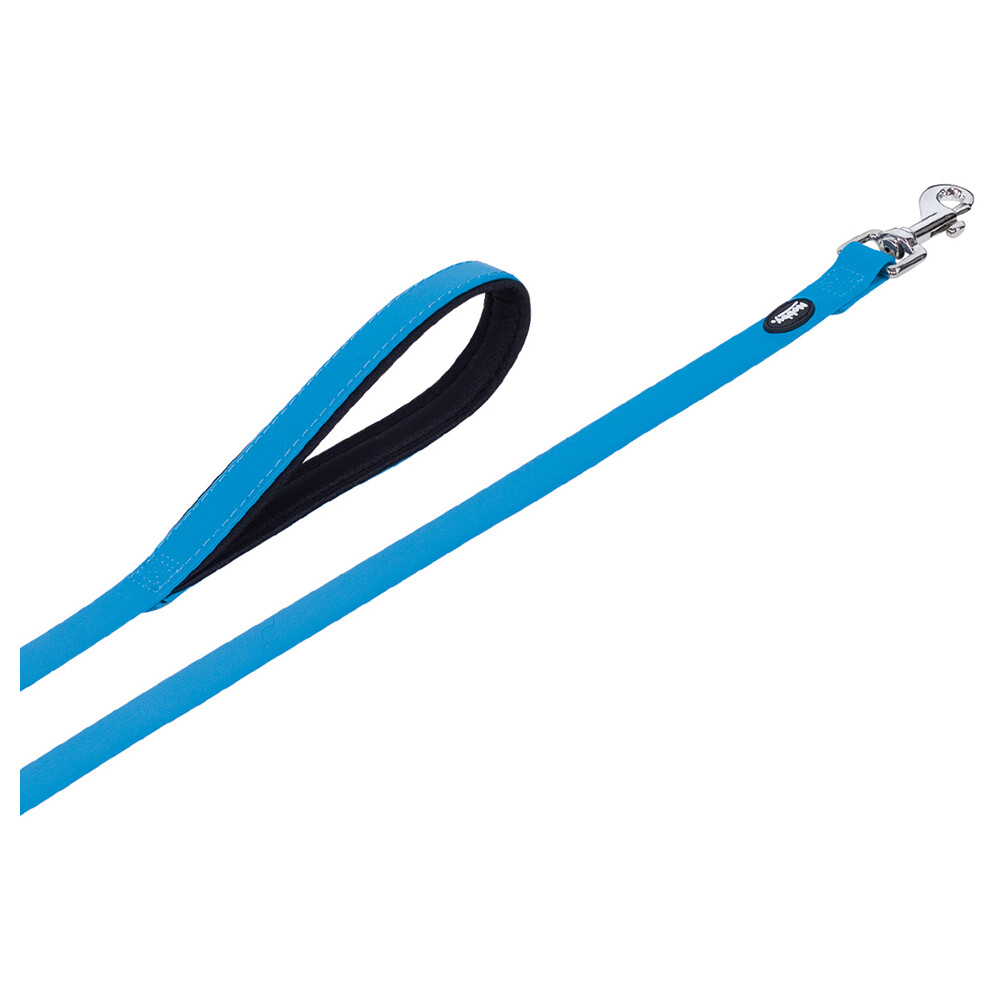 NOBBY Hundeleine 'Cover' 120 Cm - Schwarz, Wasserfest & UV-beständig, Mit Weicher Neopren-Handschlaufe