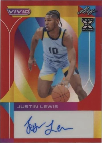 2022-23 Leaf Vivid - Justin Lewis #BA-JL2
