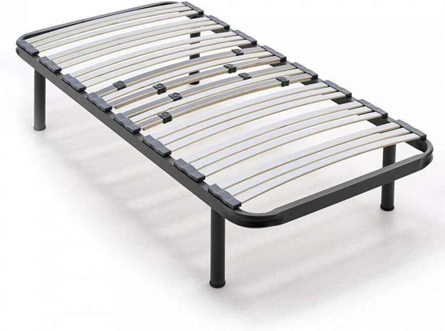 Somier Multiláminas 75 X 180 Cm Tubo De Acero 40x30mm Refuerzo Lumbar Sin Patas 94360488