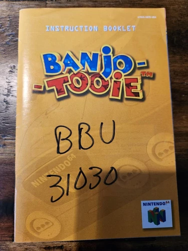 Banjo-Tooie (Nintendo 64, 2001) Manual