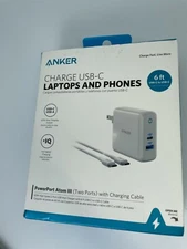 Anker 60W Fast Charge PD usb A C w/ usb c cable for iPad 11" 12.9" iPhone 15 16
