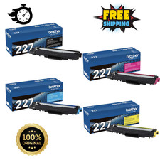 Brother TN227 High Yield Toner Set BK/C/M/Y for HL-L3270 MFC-L3750   New Sealed