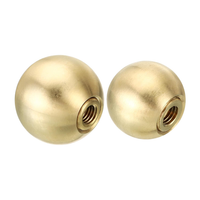 20Mm 25Mm Kugel Lampen Finials Kappen Knopf, 2 StüCke Massiv Messing Lampenschir