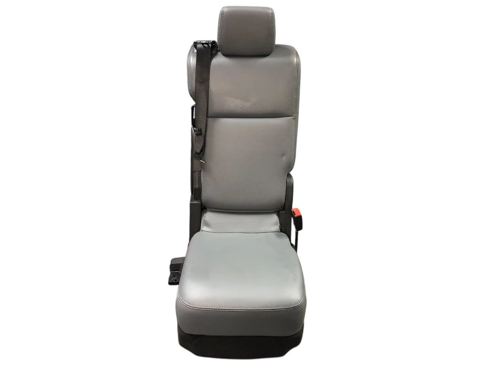 Ford F250 F350 Super Duty 2011-16 consola central delantera asiento de salto vinilo gris Foto 4 de 4