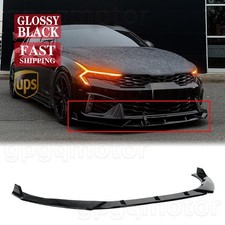 For Kia K5 Gt Gt-line 2025-27 Gloss Black V Style Front Bumper Lip Chin Splitter For Kia K5 Gt Gt-line 2025-27 Gloss Black V Style Front Bumper Lip Chin Splitter