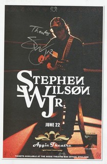 Stephen Wilson jr. autographed concert poster 2024