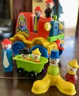 Vintage 1983 Little People Crazy Clown Fire Brigade #657 + Extras