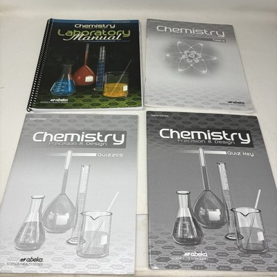 Abeka Chemistry Precision & Design Lab Manual Teacher Quiz Key Test Lot Grade 11