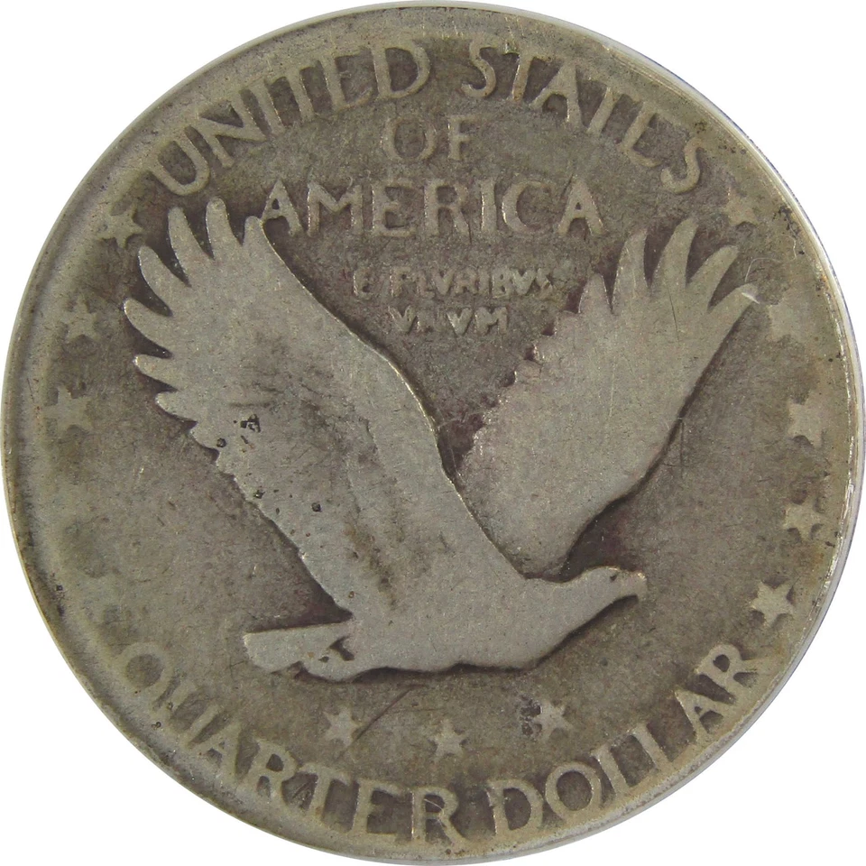 1927 S Standing Liberty Quarter G 4 ANACS Silver 25c Coin SKU:CPC1152 - Image 4 of 4