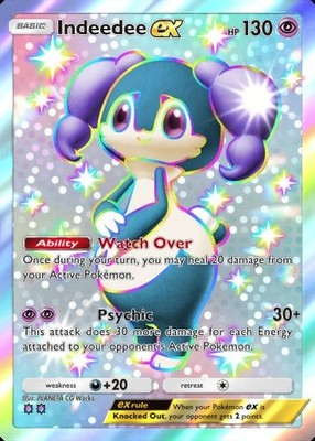 Indeedee EX Shiny  Everyday Wonders Pokemon TCG Pocket 2 Star    (English)