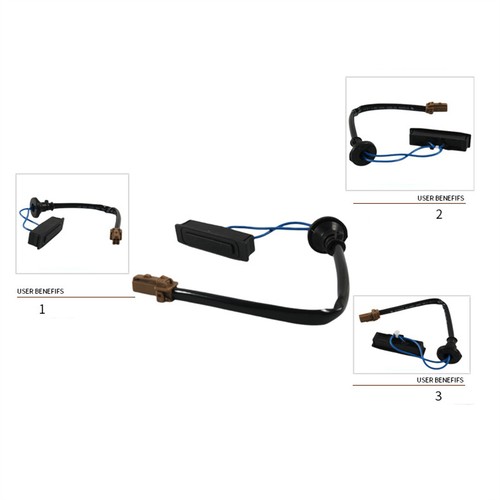 Black Plastic Trunk Tailgate Switch For Nissan/Tiida OE:25380ED000,25380-ED000 - Picture 3 of 6