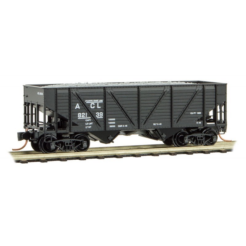 Atlantic Coast Line ACL 33' Twin Bay Hopper Micro-Trains MTL #057 00 130 N Scale