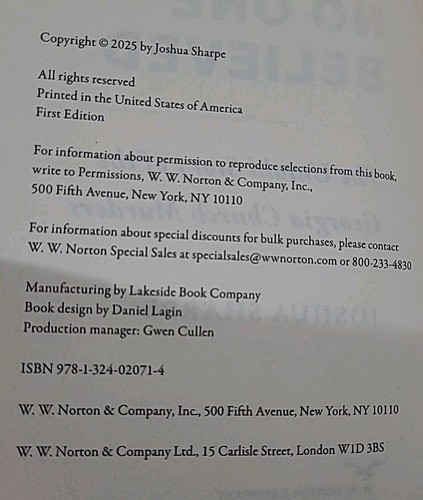 The Man No One Believed by Joshua Sharpe BOTM - Picture 4 of 7