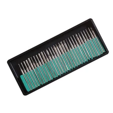 30Pcs 1/8" Shank Diamond Grinding Head Bit Kit Rotary Tools w/ Grits 100-120;
