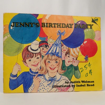 Jenny's Birthday Party by Judith Wolman First/1st PB Illustrated by Isobel Read