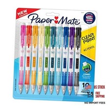 Paper Mate Clearpoint Mechanical Pencils, 0.7mm HB 2 Pencil Lead, 2 10