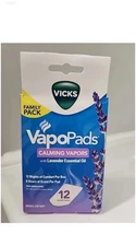 Vicks VapoPads Calming Vapors with Lavender Essential Oil 12 Pads *